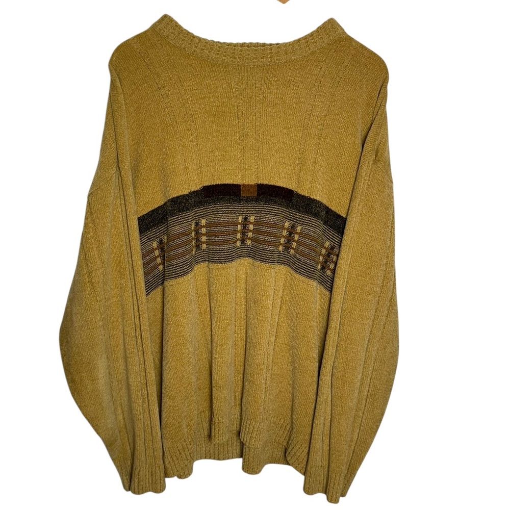 Vintage Bergati Coogi Inspired Oversized Knit Sweater - Men’s Size Medium NWT